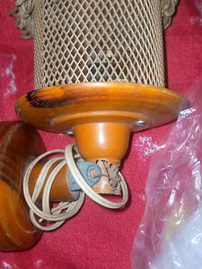 Wood Small Lamp