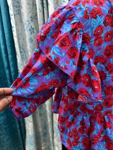 PlusS Floral Top