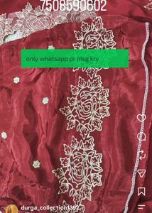 Elegant Red Embroidered Kurta Set