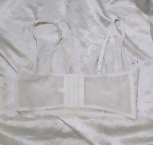 xhilaration  White Lace Bra