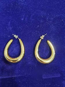 Golden Hoop Earrings