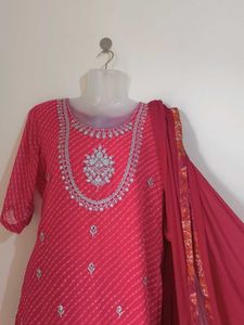 Women Pink Kurta Set