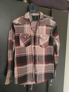Double Pocket Checks Semi Formal Shirt