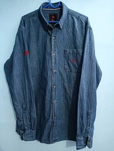 Denim Button-Down Shirt