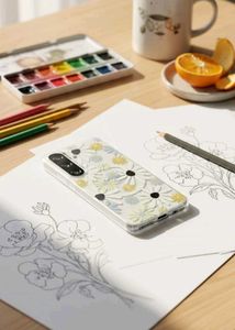 Samsung A56 Cute Daisy Pattern Phone Case