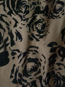 Shein Velvet &amp; Floral Print Mini Dress