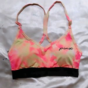 PINK Tie-Dye Sports Bra