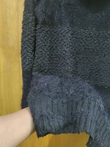 Stylish Black Sweater Dress
