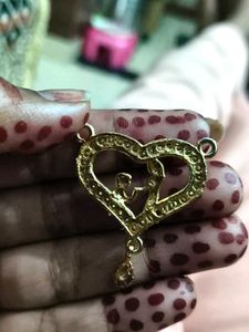 Heart Pendant with hasband &amp; wife necklace an