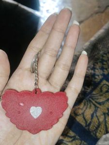 Love Heart Winged Keychain