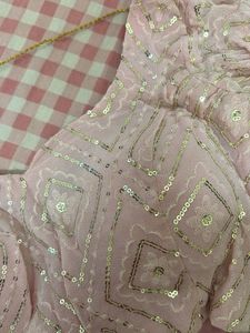 Elegant Pink Chikankari Lehenga Set