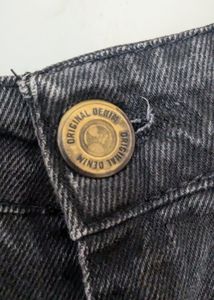 Charcoal Color Women Jeans Denim