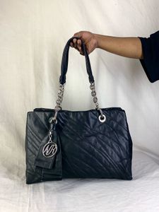 Authentic NINA RICCI French Luxury Leather tote