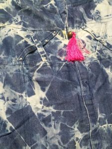 Blue Tie-Dye Kurta ( frock style )