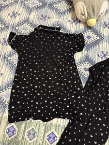Polka Dots Night Suit