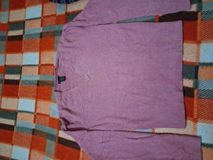 Ralph Lauren Purple V-Neck Sweater