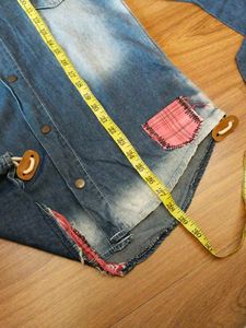 Men's Distressed Denim Shirt