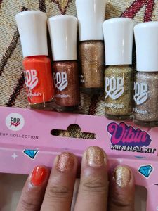 POP XO Nail Polish Set - 5 Colors