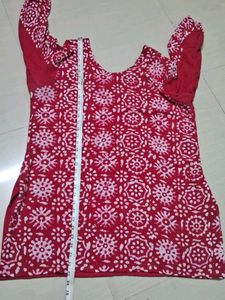 Stylish Pink Printed Kurta and Dhoti Set of 2