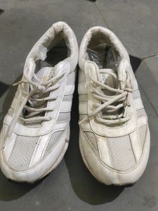 Branded White Sports Shoes For Mens