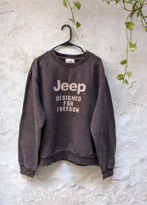 Jeep Graphic Print Crewneck Sweatshirt