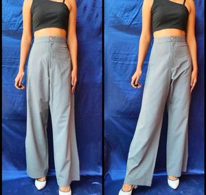Wideleg HighWaist Formal Pants trouser Office Wear