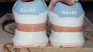 Wait and Peach Sneaker For Girls