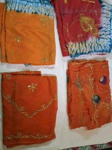 Assorted semi odhna Bundle(3)