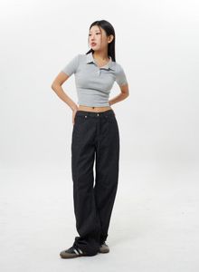 Grey Mango Crop Top