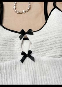 White Textured Swimsuit Romper Playsuit