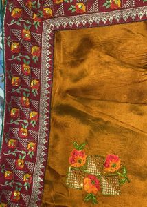 Silk Embroidered Saree