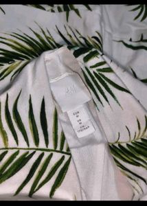 H&amp;M Tropical Palm Print One-Piece Swimsuit