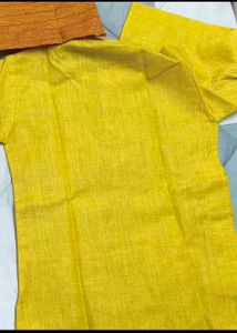 Boys Vibrant Yellow Kurta