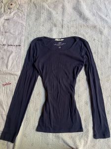 y2k fitted h&m full sleeve top