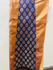 Stunning Silk Saree with Peacock Motif