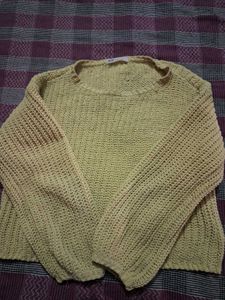 H&amp;M Yellow Knit Top