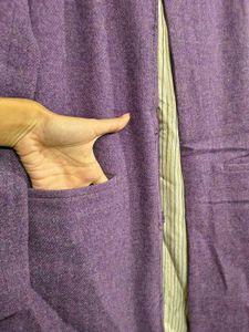 Purple Long Coat 🍇