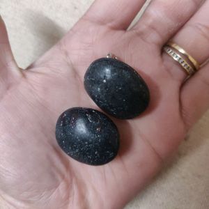 Lazulite Stone Studs Clip-on