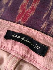 Mast and harbour Light Pink Wide/Flared Jeans
