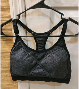 Gray Sports Bra