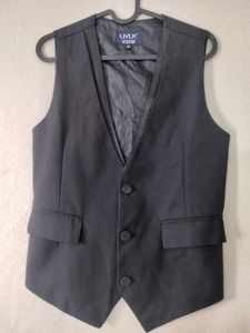 Korean Fit Men's Black Formal Vest