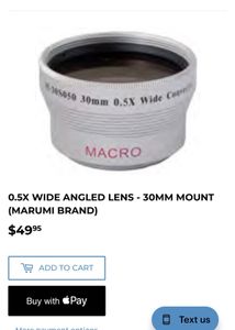 Macro Wide Angle Lens