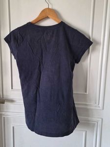 Blue Graphic Print T-Shirt