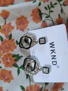 Chic Geometric Crystal Earrings