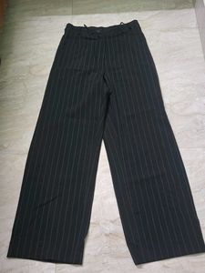 y2k Striped Wide-Leg Trousers