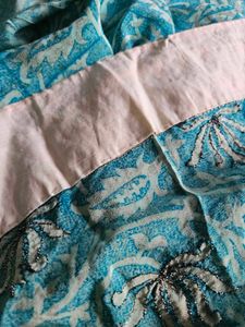 Pure Crepe embroidered saree