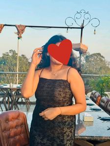 Shimmer Black Dress