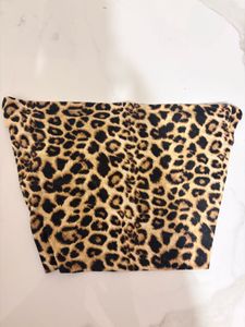 Leopard Print Tube Top