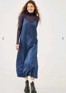 Navy Blue Slip Dress