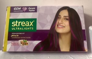 New Streax Ultralights Purple Hair Colour And High
